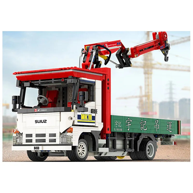Remote Controlled Crane Truck 1476pcs-4